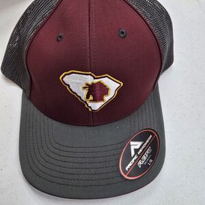 NWOT Pacific Headwear Pro Model 404M L/XL Maroon Gray Trucker Hat South Carolina
